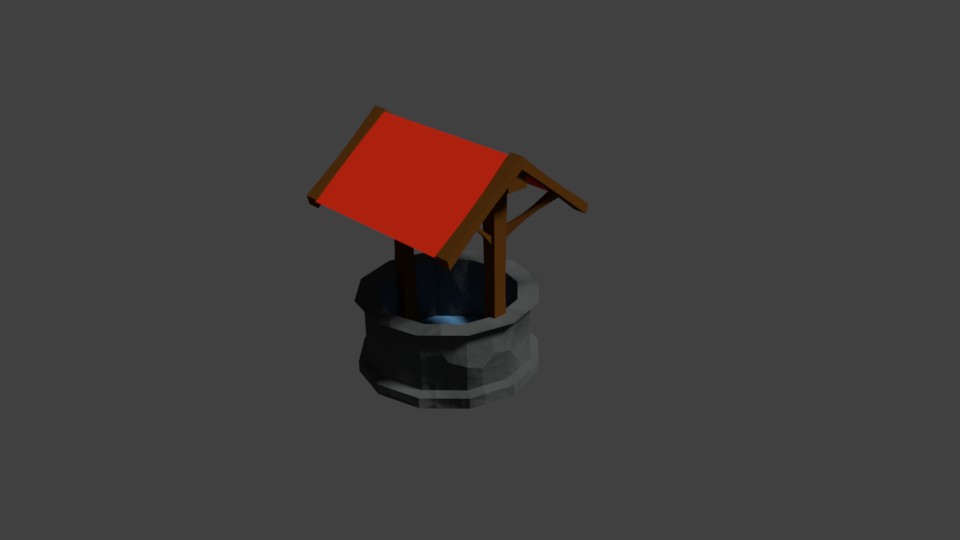 Low Poly well preview image 1